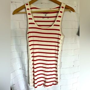 Guess first layer striped cami